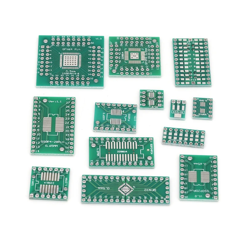 10/30/50 قطعة SOP التصحيح لوح مهايئ SOP8 SOP10 SOP16 SOP28 TQFP QFN IC اختبار مجلس لوحة دارات مطبوعة #4