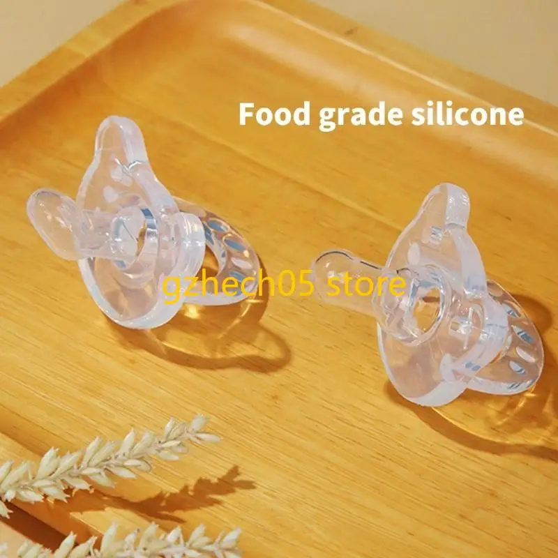 d55e1セット人間工学に基づいたデザインベビーファシフィエ通気性シリコン肥沃なおしゃぶり