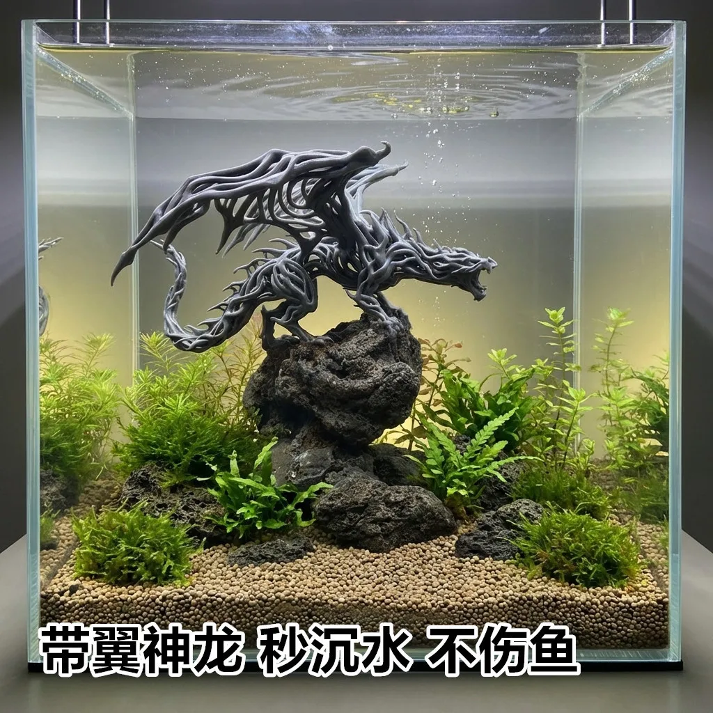 3D Printing of Mythical Animal Aquarium Decorations and Fish Tank Animal Ornaments