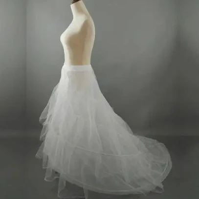 

9002 Wedding Dress Crinoline Bridal Train Petticoat Underskirt 2 Hoops
