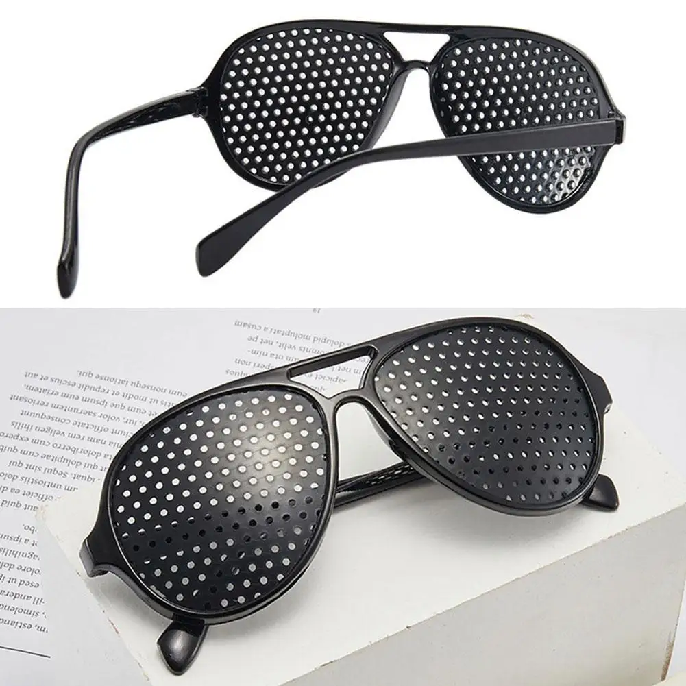 Improve Pinhole Small Hole Glasses Eyeglasses Eyes Exercise Eyesight Vision Healing Eyesight Improvement Vision Care