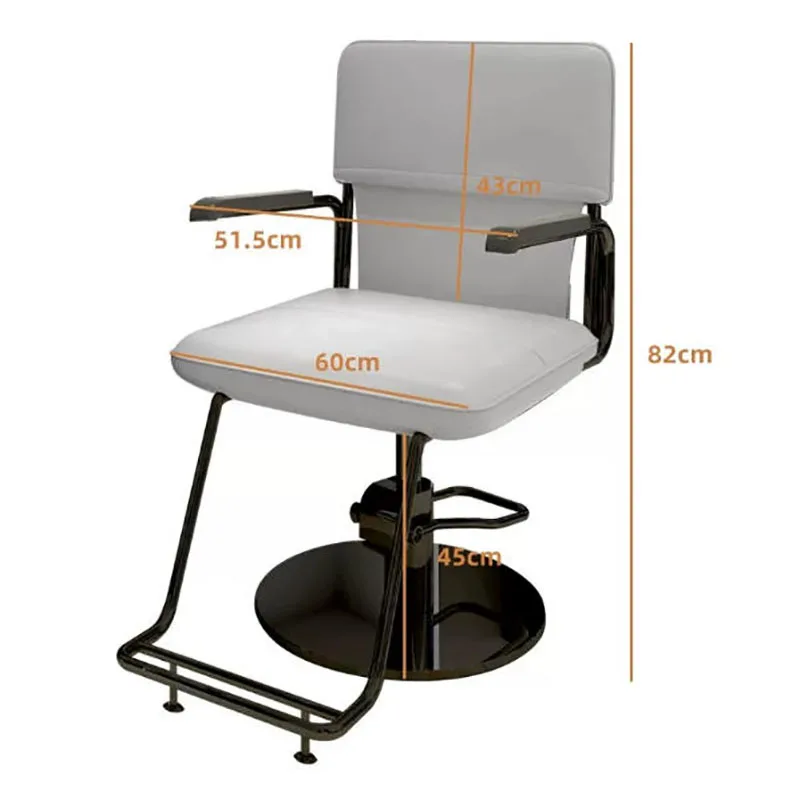 Design Luxury Hair Barber Comfortable Trendy Hair Barber Nordic Display Aesthetic Cadeira De Barbeiro Commercial Furniture