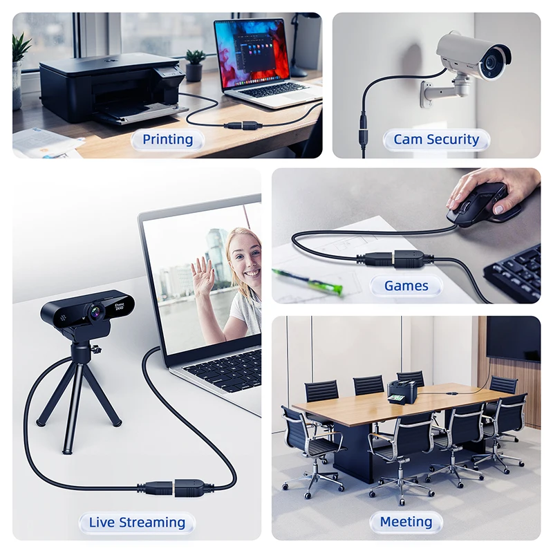 10M USB 2.0 Active Extension Cable with booster Active USB 2.0 Extension Cord 10M USB 2.0 Extendr A male to Female with booster