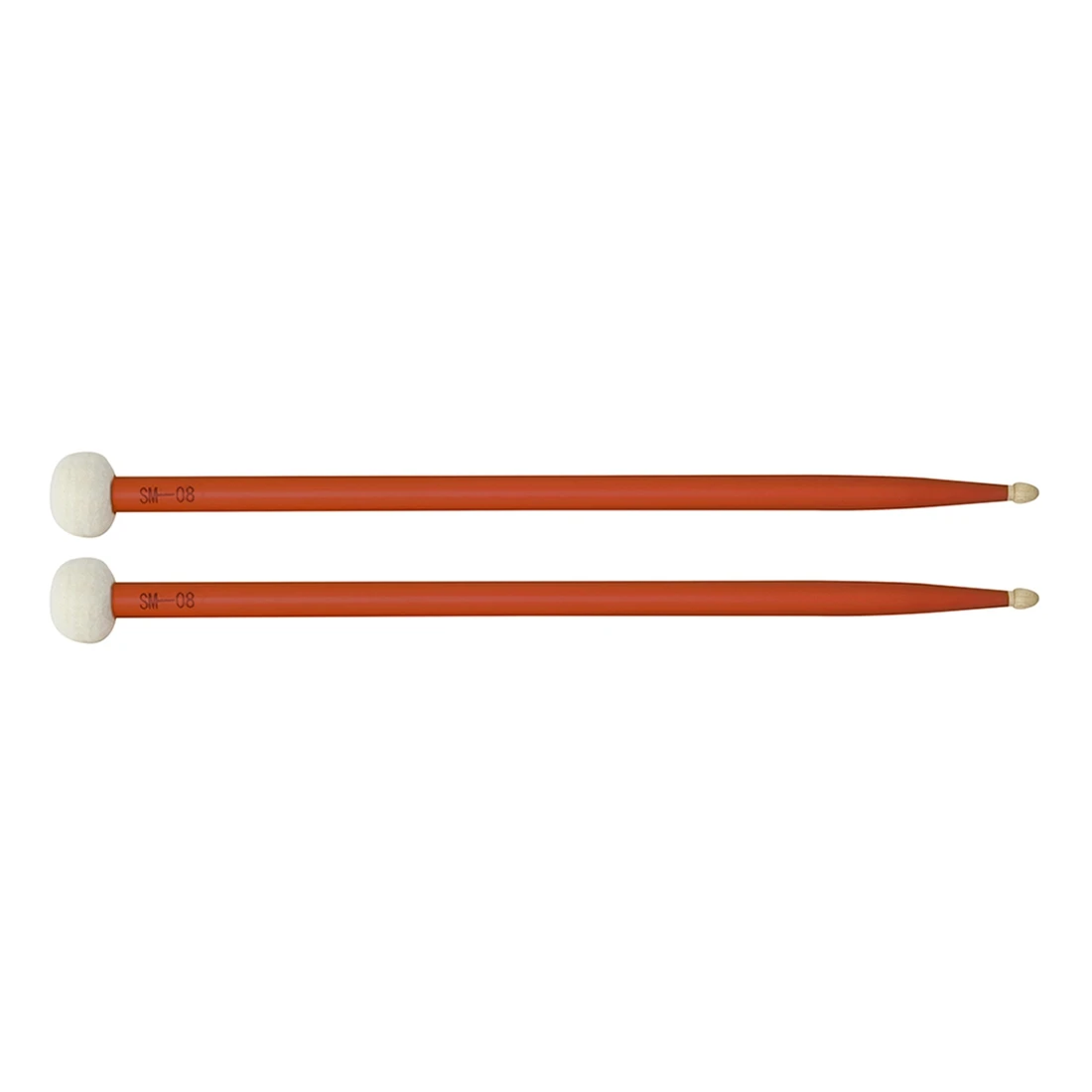 2Pc Maple Mallet Percussion Xylophone Bell Mallets Glockenspiel Sticks Drum Stick Mallet with Handle Felt