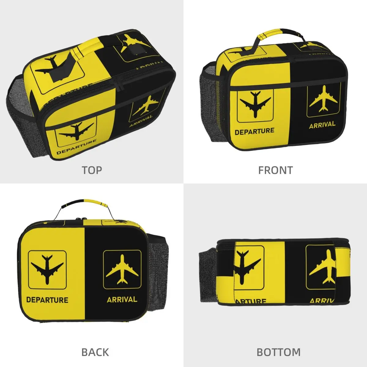 Aviation Arrival Departure T-Shirts & More Insulated Lunch Bag for Kids School Cooler Thermal Food Box Tote Lunch Boxes