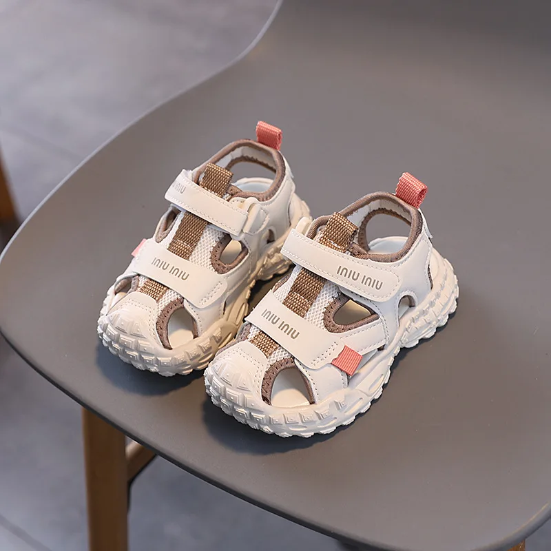 Spring and Autumn Children Sports Shoes Unisex Kids Sneakers Mesh Upper Breathable Basketball Shoes Tennis Casual Flats Footwear