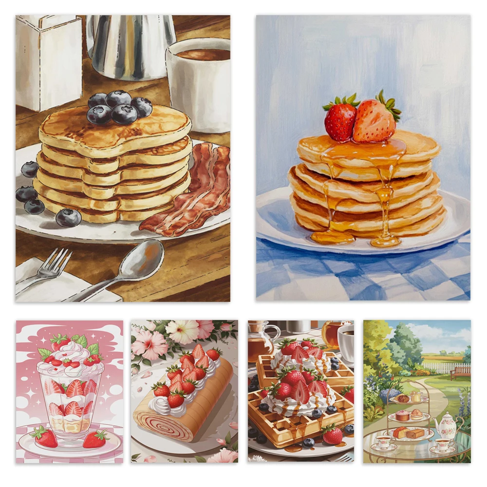 Kitchen And Baking Life - طبق فراولة كريمي طازج، فواكه بارفيت،