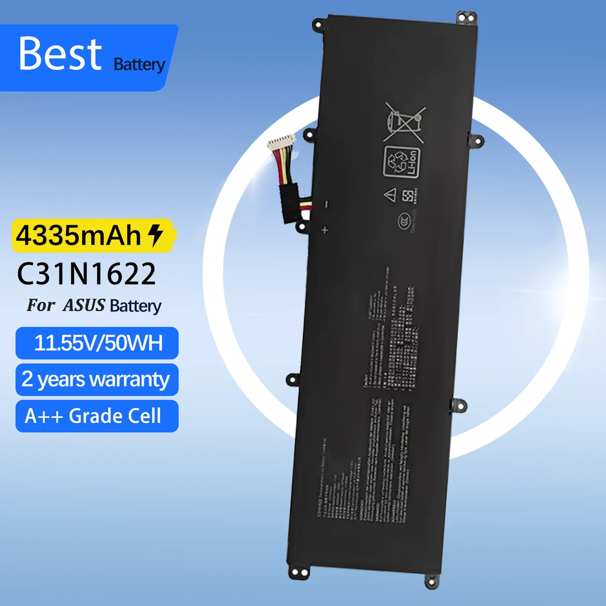 

C31N1622 Battery For ASUS ZenBooK U5100U U5100UQ UX3430UA UX530UQ UX530UX UX430UA UX430UN UX430UQ UX530UQ