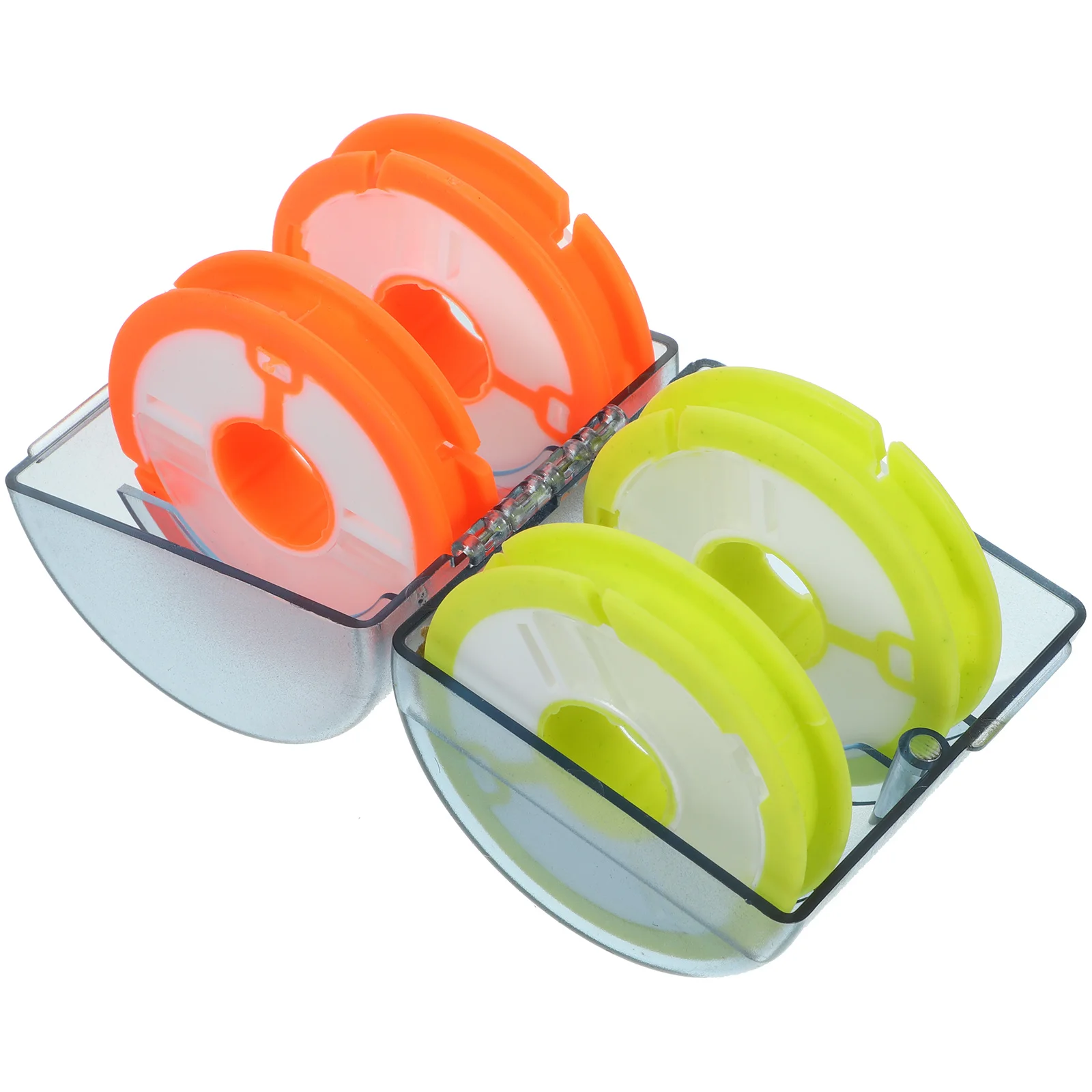 Fishing Line Bobbins Plastic Storage Box Lightweight Shock-Resistant Fishing Line Winding Tool Organizer Fish Wire Storage Tool