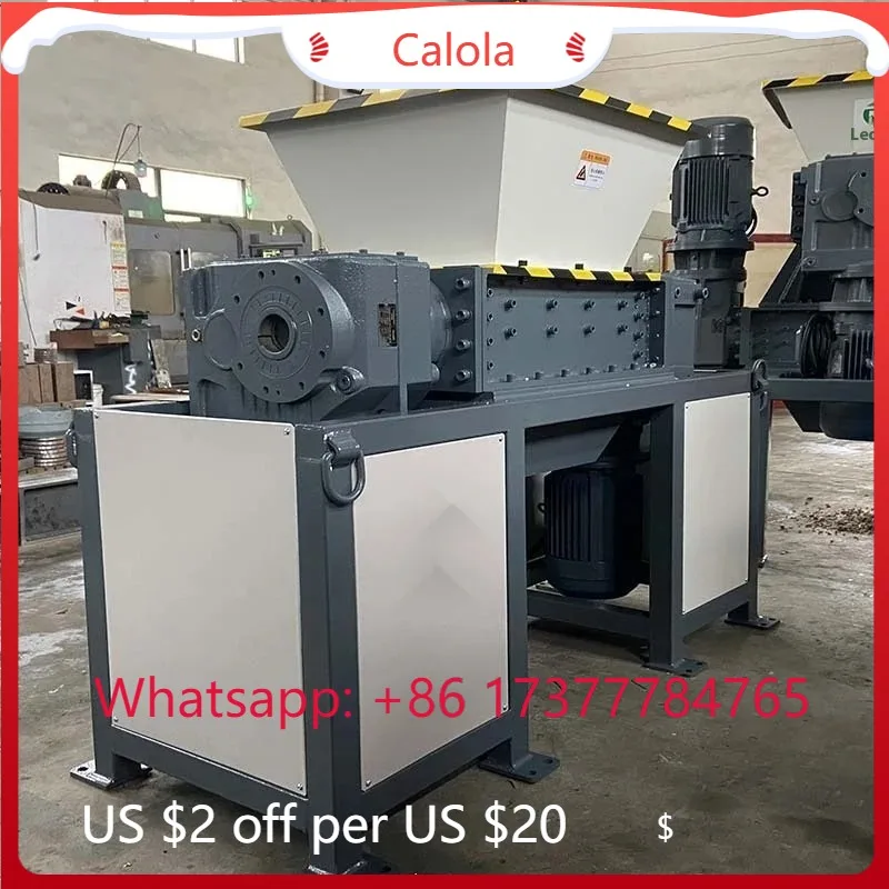 Multi-purpose Industrial Crusher Copper Aluminum Iron Metal Scrap Tire Cardboard Fabric Shredder