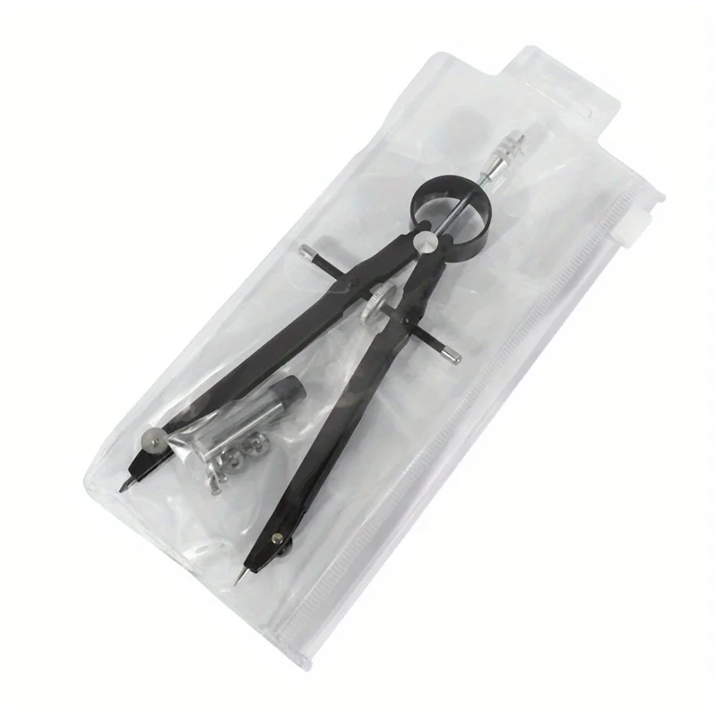 1PC Professional Compass Geometry Set with Lock Math and Precision Compass Metal and Durable for Solid and Plane Precis