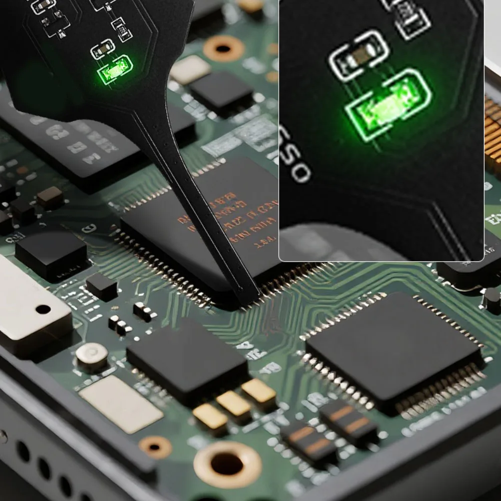 Inductance Tester for Electronics Diagnostics Compatible with Common Chip Inductor Packages Used in Portable Devices