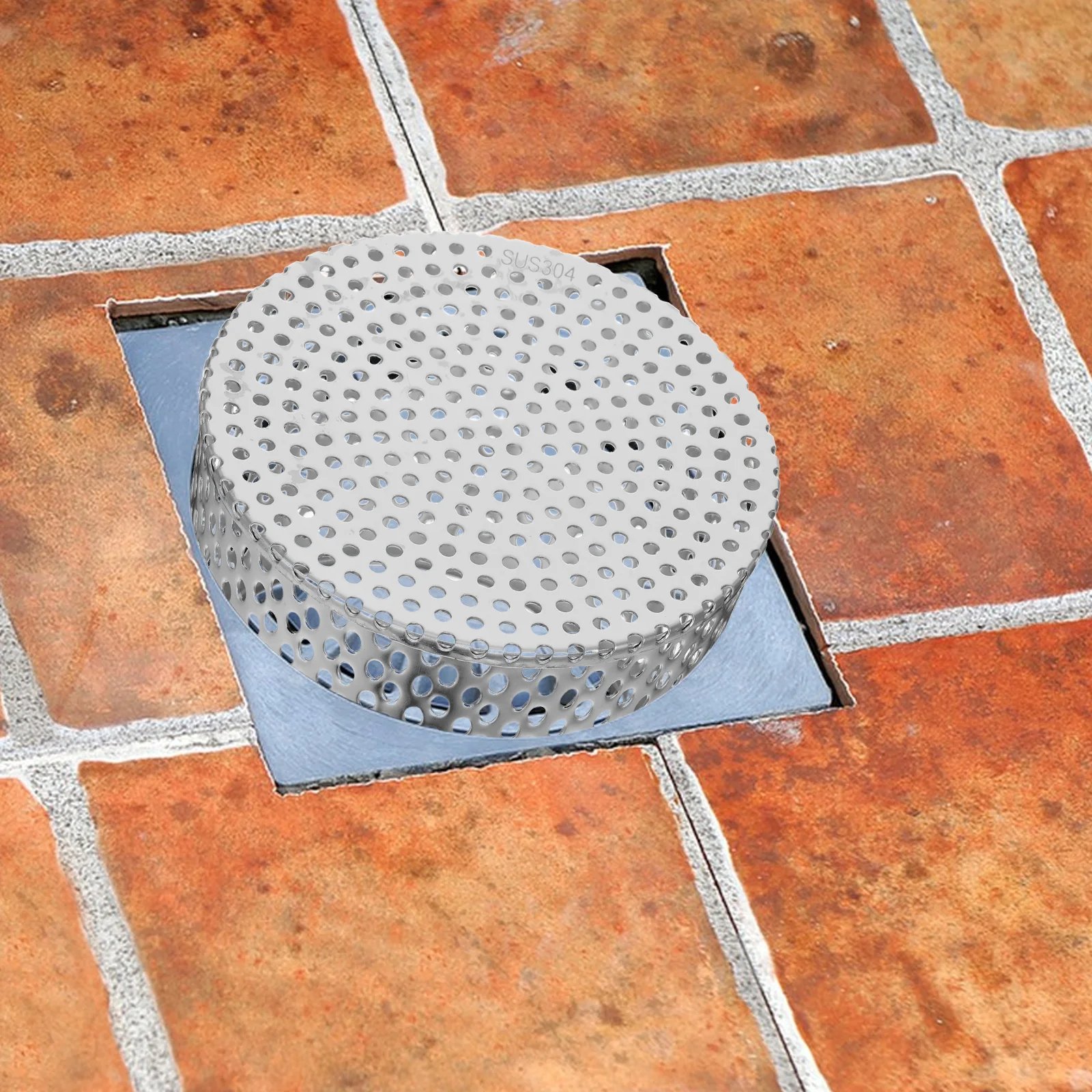 

Stainless Steel Drain Cover 180Mm Heavy Duty Roof Vent Filter Corrosion Resistant Debris Blocker For Outdoor Courtyards Patios