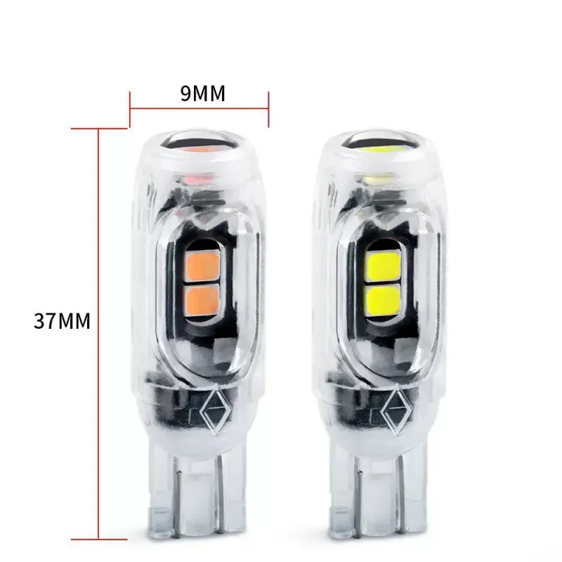 2Pcs T10 Car Strobe…