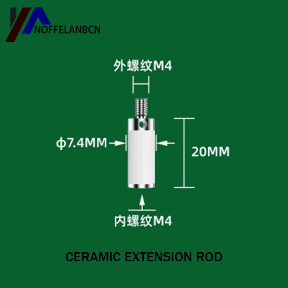 M4 Coordinate Probe 3D Measuring Needle CNC Online Measuring Head Ruby Probe Carbon Fiber Ceramic Measuring Rod