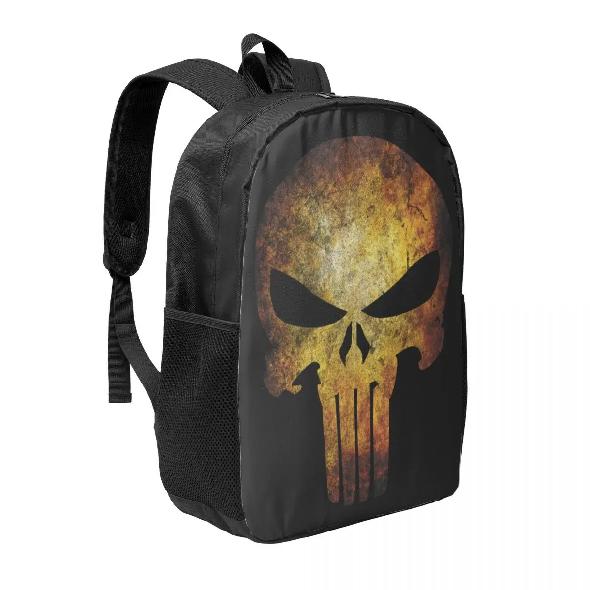 Custom Punisher Skull Laptop Backpack Women Men Basic Bookbag for College School Students Bags