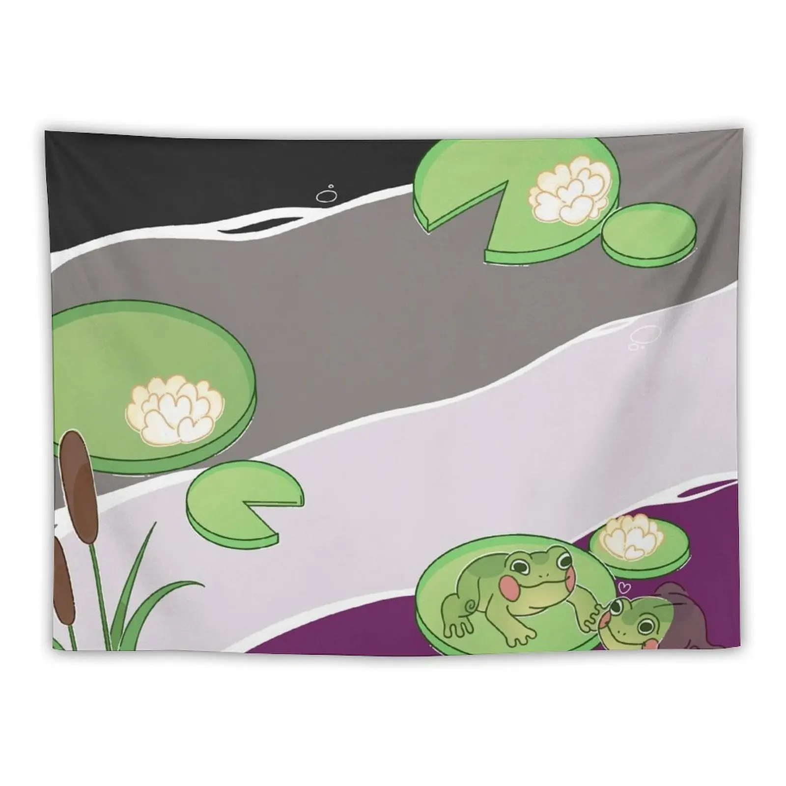 Ace Pride Froggy Flag Tapestry Home Decoration Bedrooms Decorations Tapestry