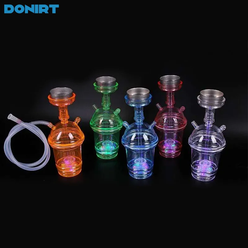 Portable Shisha Hookah Led Arabic Hookah Cup Removable Fashionable Hookah Holder Narguile Car Hookah Household Hookah In The Car