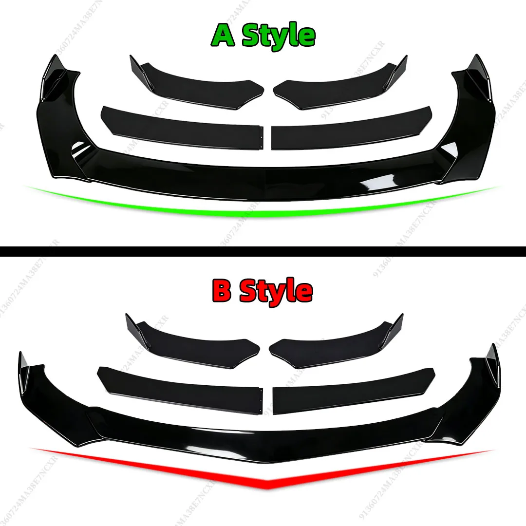 Universal Front Splitter Bumper Lip Chin For 99% of Cars like Kia Hyundai Toyota Honda Mazda Tuning Accessory,Adjustable Angle