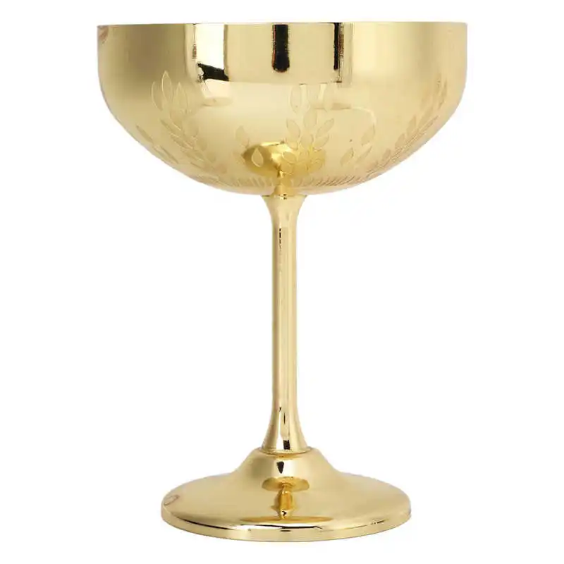 Metal Glass 304 Stainless Steel Goblet Engraved Bar Party Red Wine Cup Decorative Cups hot