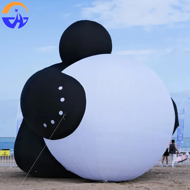 Modelo de aire de burbujas humanoide de gran tamaño con dibujos animados inflables: accesorios decorativos para actividades al aire libre y festivales musicales