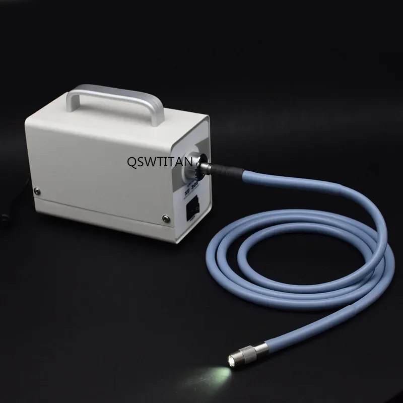 

Мини-портативный ксеноновый эндоскоп 50 Вт, источник холодного света, оптоволоконный осмотр, инструменты для управления ЛОР-гинекологией