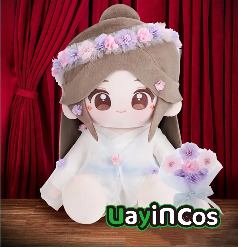

40cm Official Limited Tian Guan Ci Fu TGCF Hua Cheng Xie Lian Flower Stuffed Plushies Plush Doll Clothes Pillow Anime Game Toy
