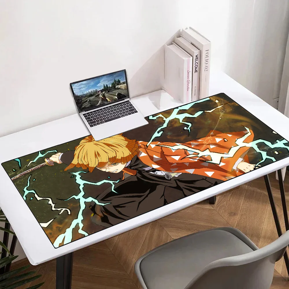 

Agatsuma Zenitsu Demon Slayer Anime Mousepad Mouse Mat Desk Mat With Pad Gaming Accessories Prime Gaming XXL Keyboard