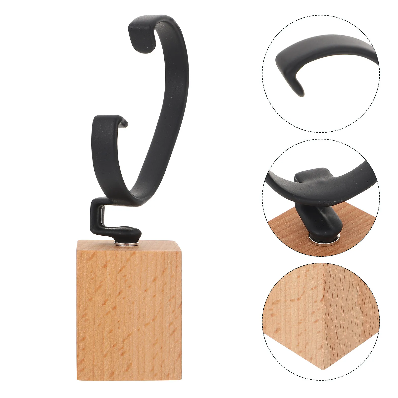 

1Pcs Solid Beech Watch Display Stand Decorative Jewelry Holder Organizer Base for Watches Bracelets Showcase Stable Storage