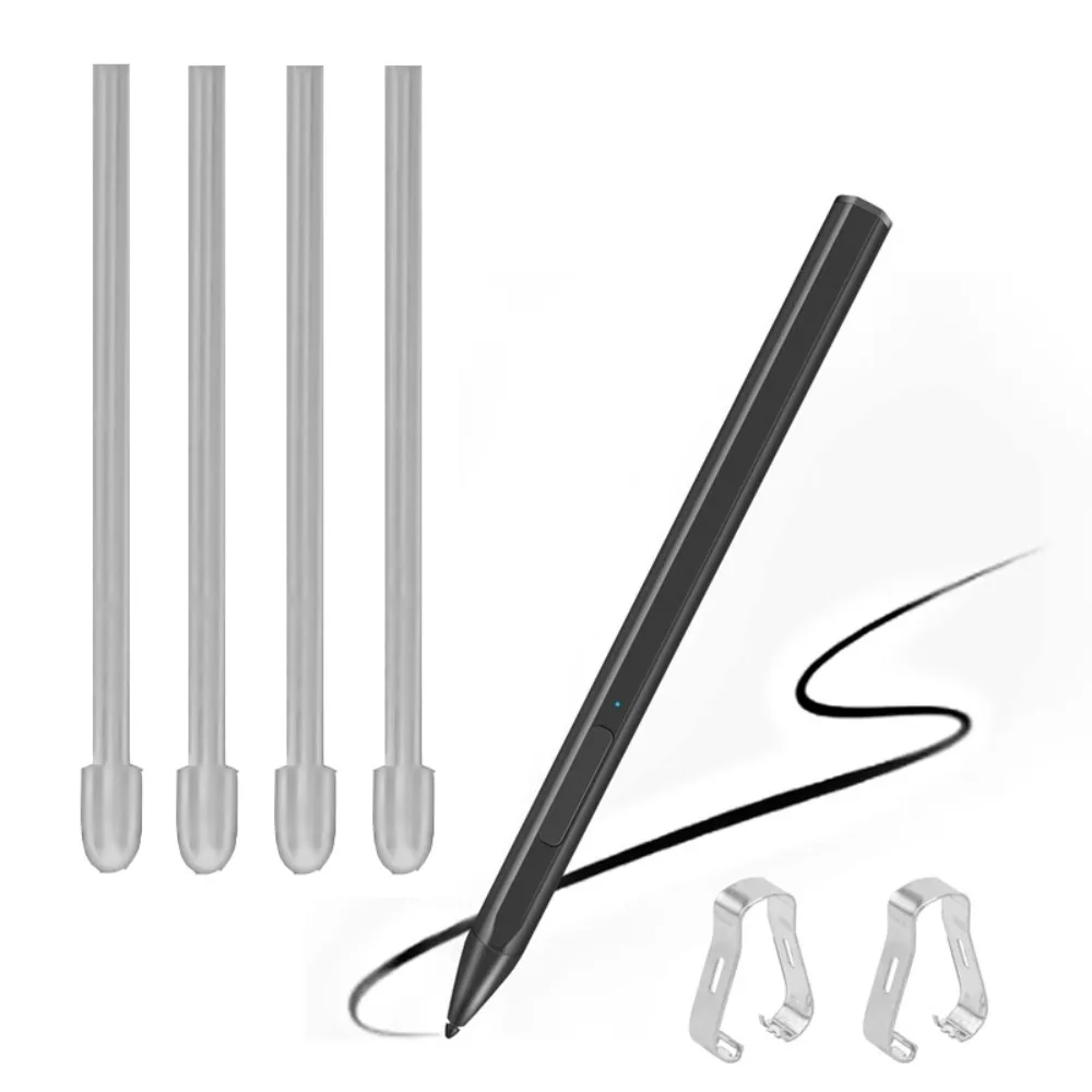 5pcs with Remove Tool Stylus Pen Replacement Black/white Replacement Touch Pen Remove Nips Tips Practical Pen Nibs Tips