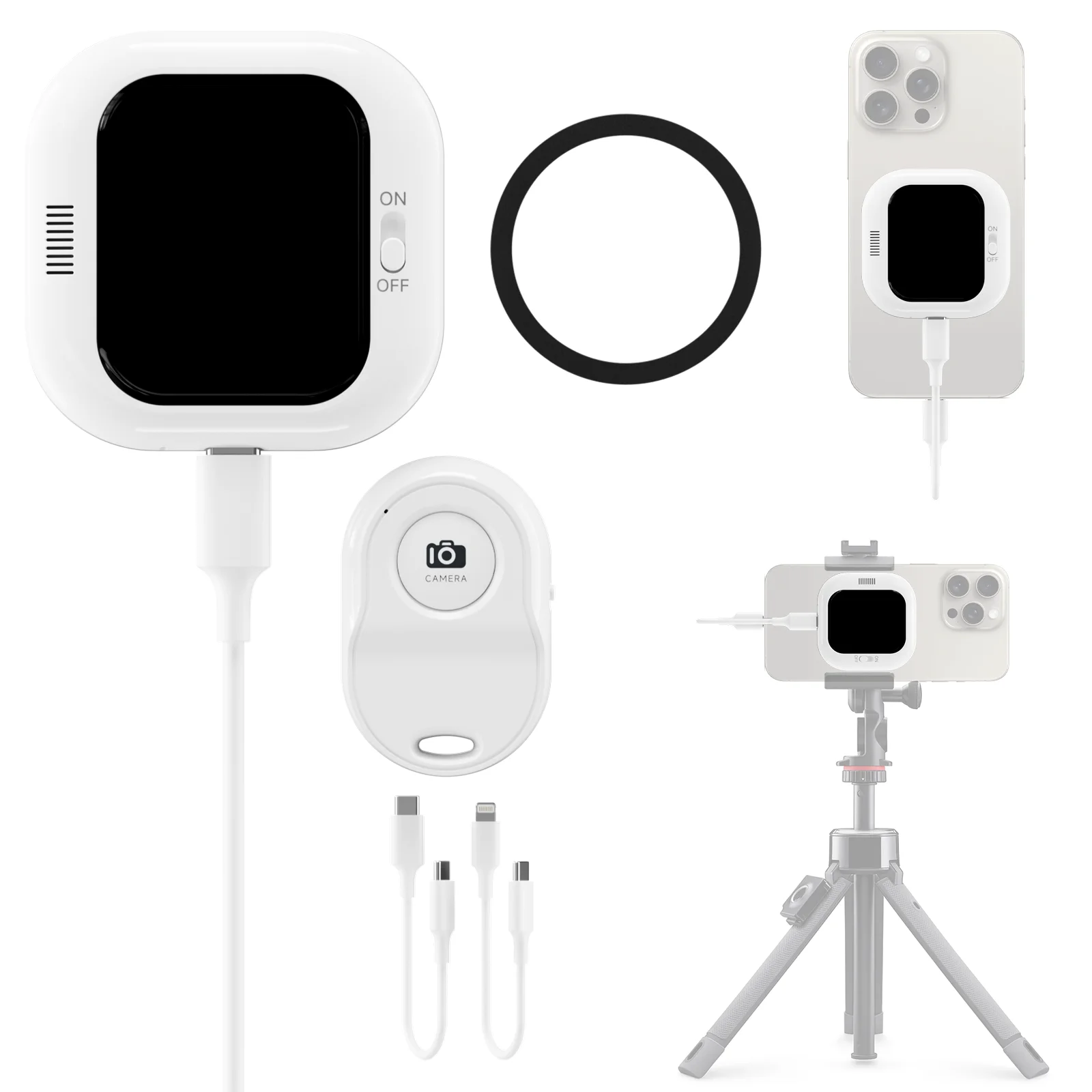

Экран для мониторинга селфи и видеоблогов TOPSION Plug and Play для iPhone, с подключением к задней камере и пультом ДУ