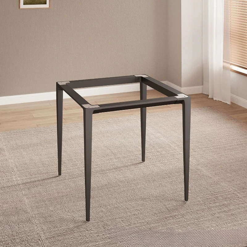 Light Luxury Aluminum Alloy Square Table Leg Bracket, Support Feet for Household Rock Slab Dining Table and Restaurant Bench