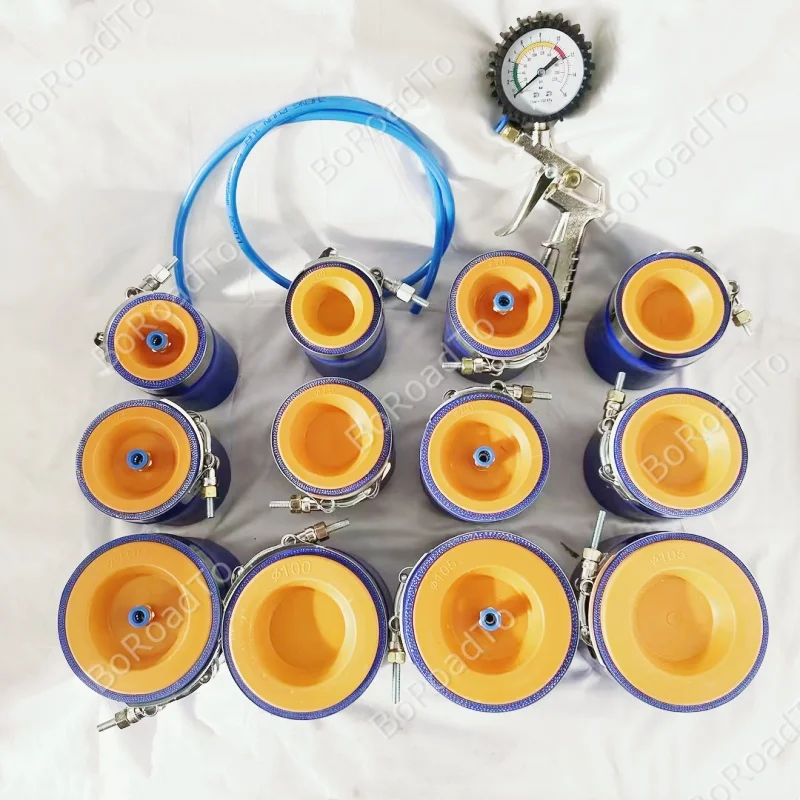 

13pcs 4/6 Cylinders Diesel Engine Supercharger Test Automotive Intercooler Sealing Detection Tool Pressurized Leaking Detector