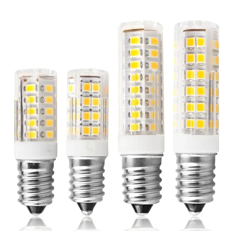 1PC 220V-240V 12W 9W 7W E14 LED Bulb Lamp Mini Corn Bulb Light 2835SMD 360 Beam Angle Replace Halogen Chandelier Lights