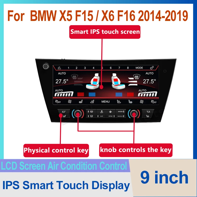 

Digital AirCon AC Panel Heated Air Conditioner Control Screen Climate Board For BMW 4 Series F32 F33 Touchknob 2013-2019