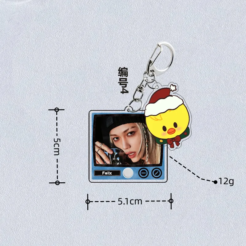 SKZOO Stray Kids Li Longfu Fang Chan Li Minhao Han Zhicheng Huang Xuanchen Key Chain Acrylic Pendant Idol Around