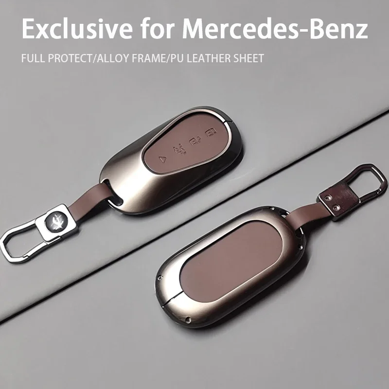 Zinc Alloy Car Remote Key Case Cover for Mercedes Benz C/S Class W223 W206 S350L S400L S450L S500L 2021 Protector Durable Shell