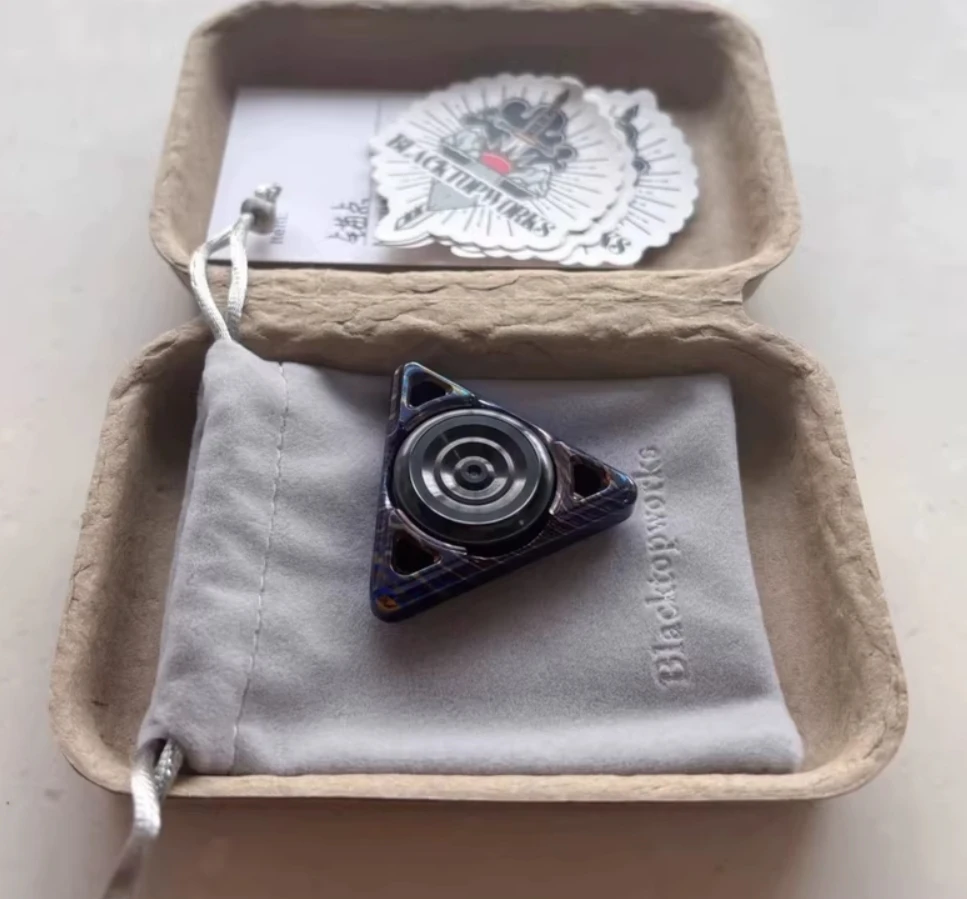 

Б/у EDC Blacktopworks XCR zircuti Anchor Point Spinner Гироскоп на кончике пальца Декомпрессионные игрушки