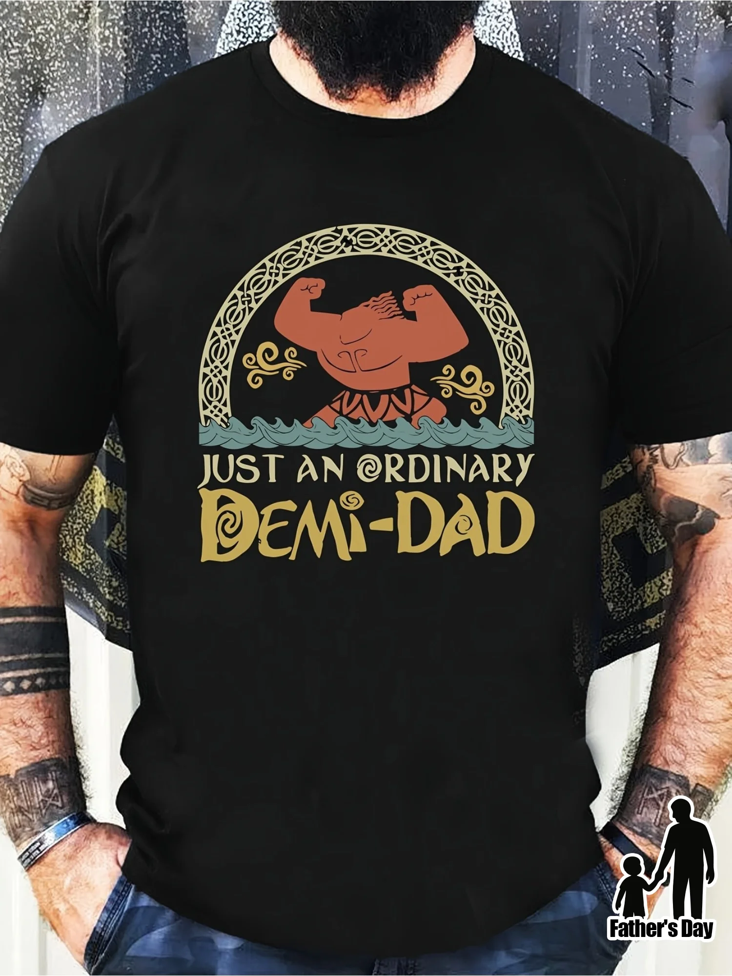 

[Ordinary Dad Graphic Tee] 100% Cotton "Just an Ordinary Dad" Graphic Tee for Men