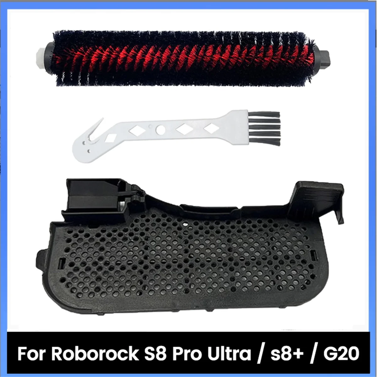 FZFZ untuk S8 Pro Ultra / S8 + Robot Stasiun Pangkalan Vakum Filter Tenggelam Suku Cadang Pengganti Sikat Pembersih Mandiri Dock Kecepatan Tinggi