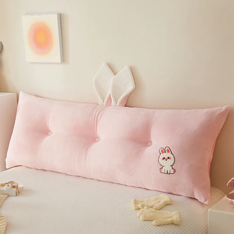 

Новая подушка для изголовья кролика, большая спинка, моющаяся для кроватей, подушка для спальни, дивана, украшение для дома, постельные принадлежности 이불