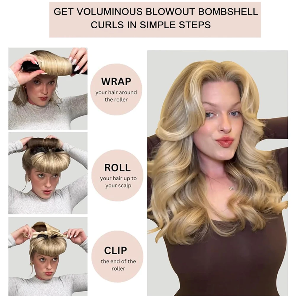 3psc/Set Keine Wärme Haar Curler Über Nacht Keine Wärme Curling Stick Keine Wärme Locken Zu Schlafen In Nacht DIY haar Styling Werkzeuge