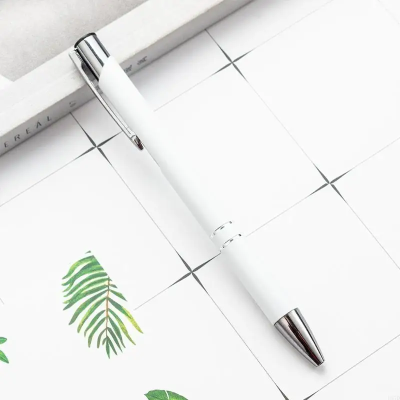 Retractable Black Inks Pen Metal Ballpoint Pen Refillable Black Pen