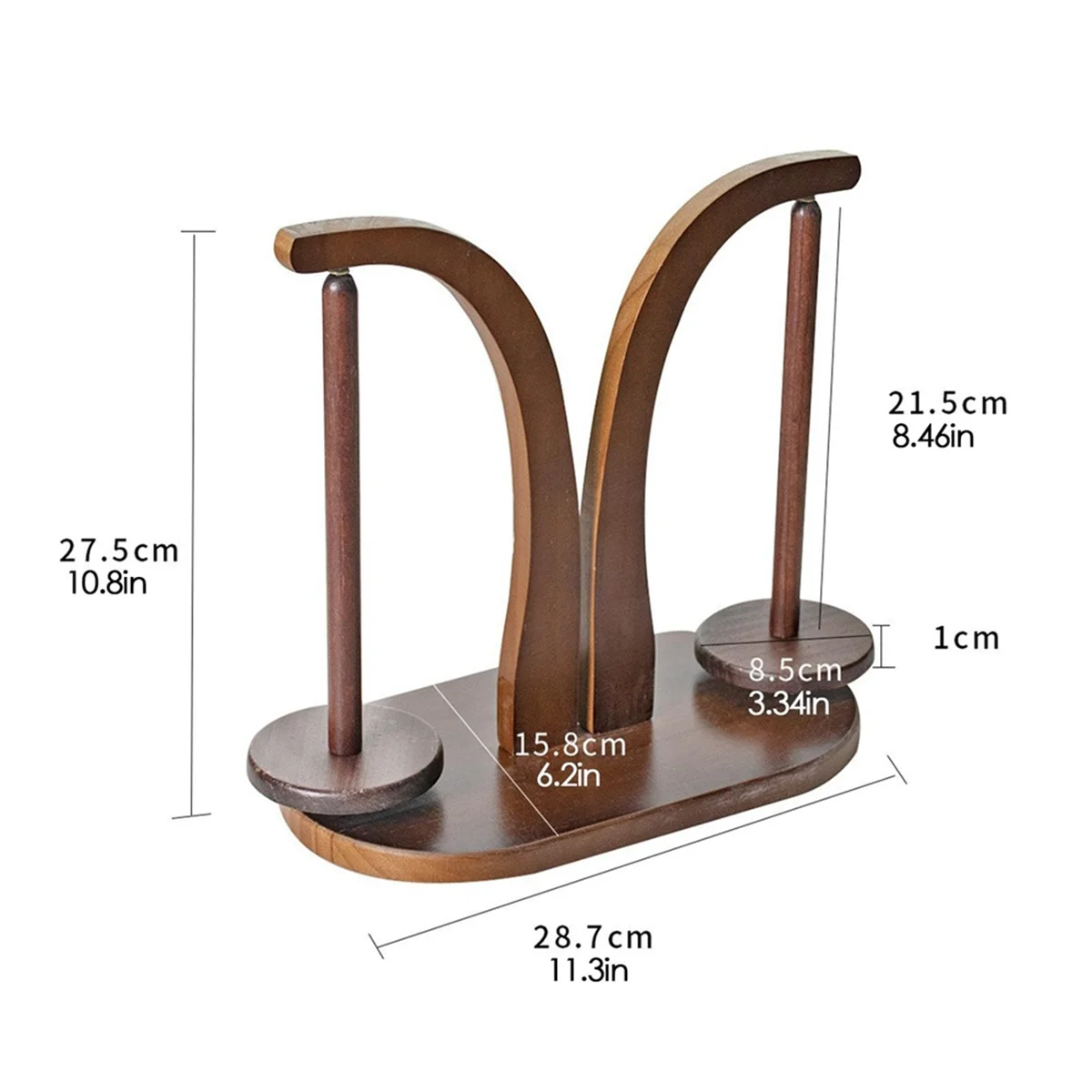 حامل غزل، حامل كرة غزل مغناطيسي، مغزل غزل مزدوج، أداة خياطة خشبية دوارة للحياكة، مشغولات يدوية