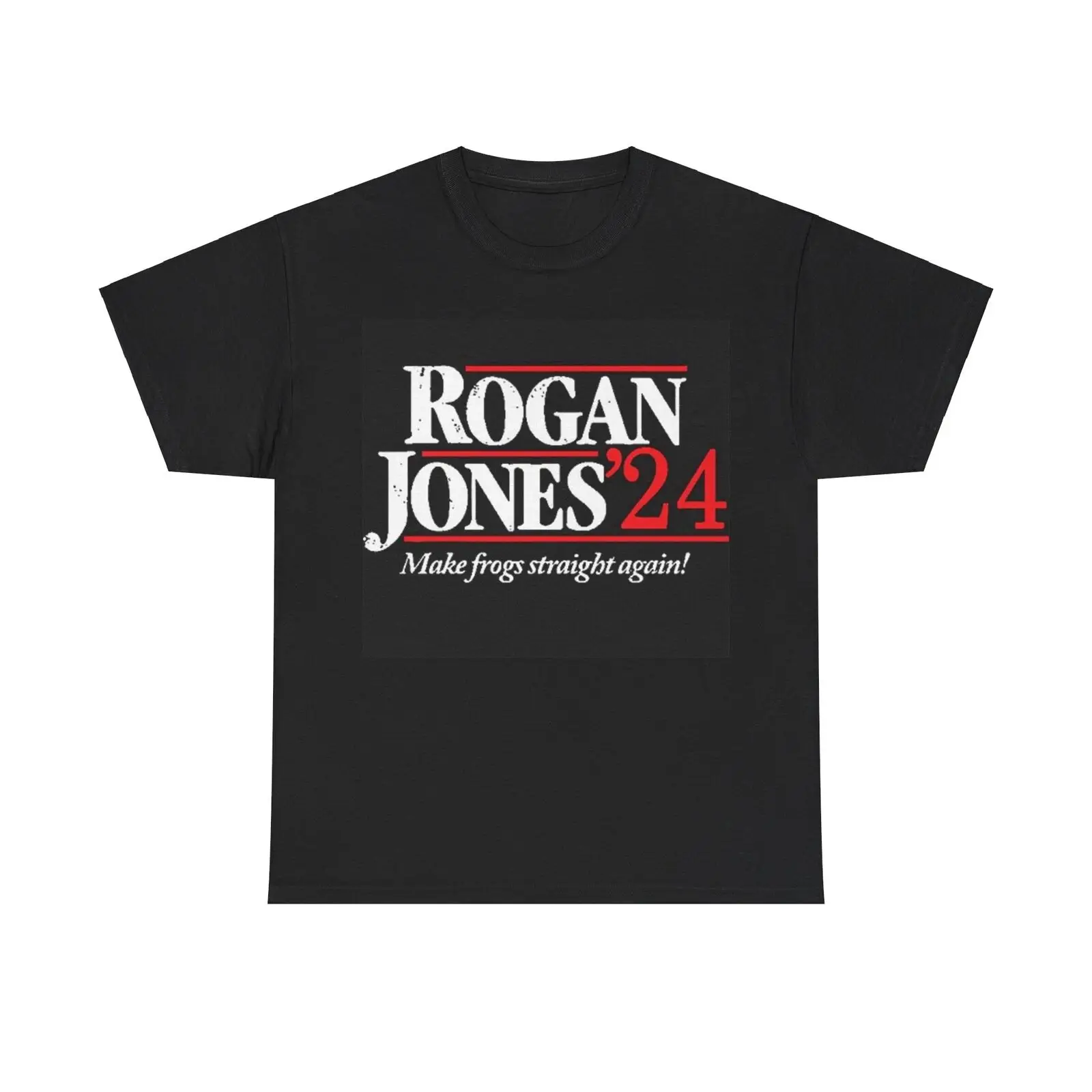 Joe Rogan Alex Jones T Shirt Funny For President 2024 Comedy Heavy Cotton