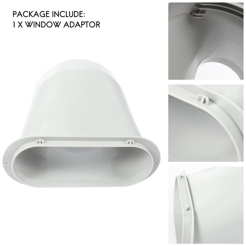 Conector Adaptador De Janela Quente, Mangueira De Escape Para Placa De Kit De Ar Condicionado Portátil