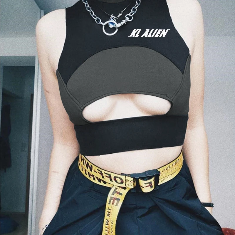 

Women's Summer Graphic Print Vest Top Y2k Sexy Sleeveless Camisole Strapless T-shirt Korean With Open Shoulders Tank Top Clothes