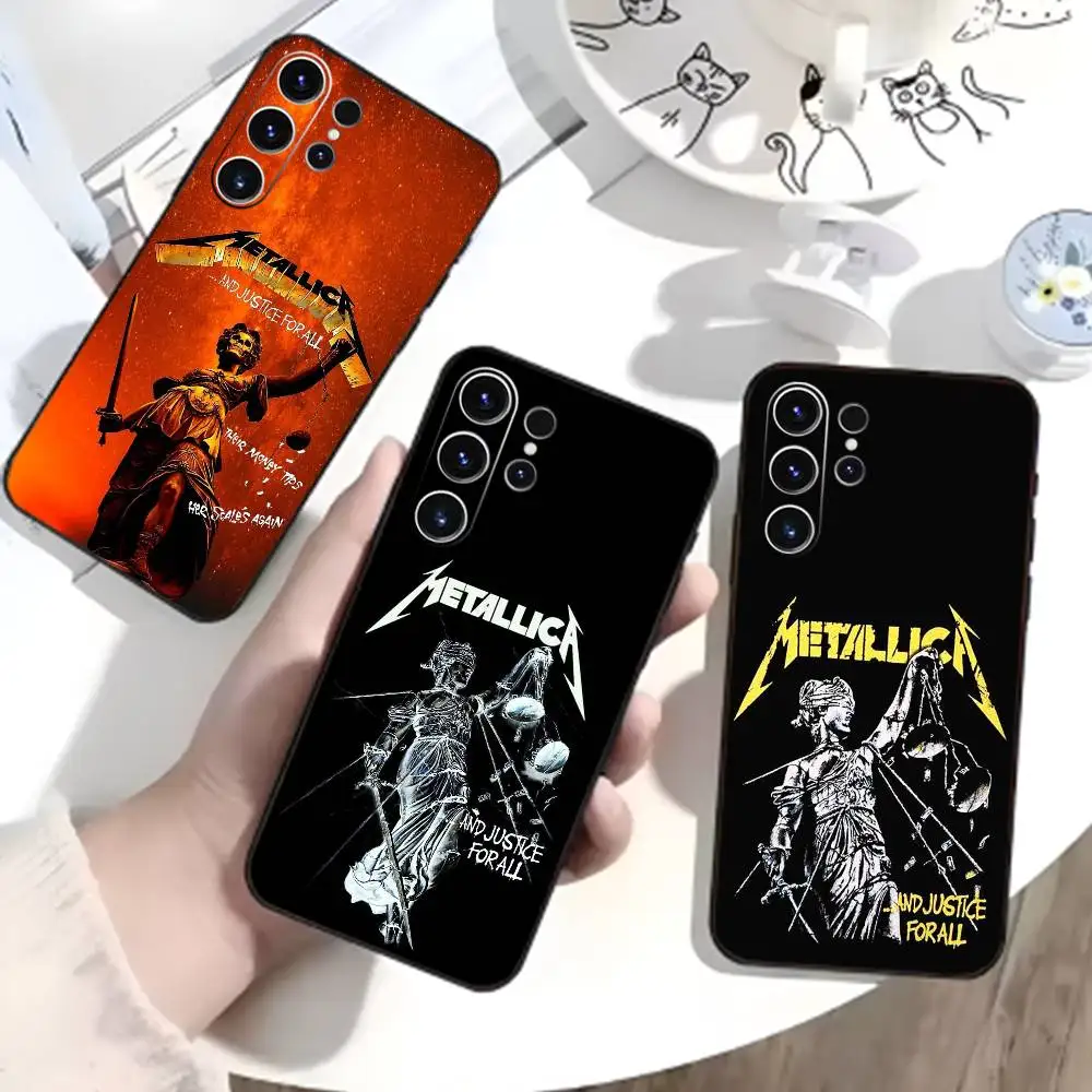 72 Seasons D-Metallica Phone Case For Samsung S26,S25,S24,S23,S22,S21,S20,Plus,Fe,Lite,Others Black Cover