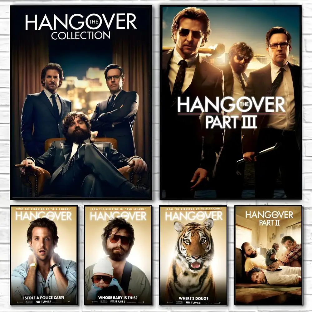 Film-Hangover-Poster. Klassische Poster und Wandkunstdrucke eignen sich für Wohnzimmer, Schlafzimmer und Zuhause.