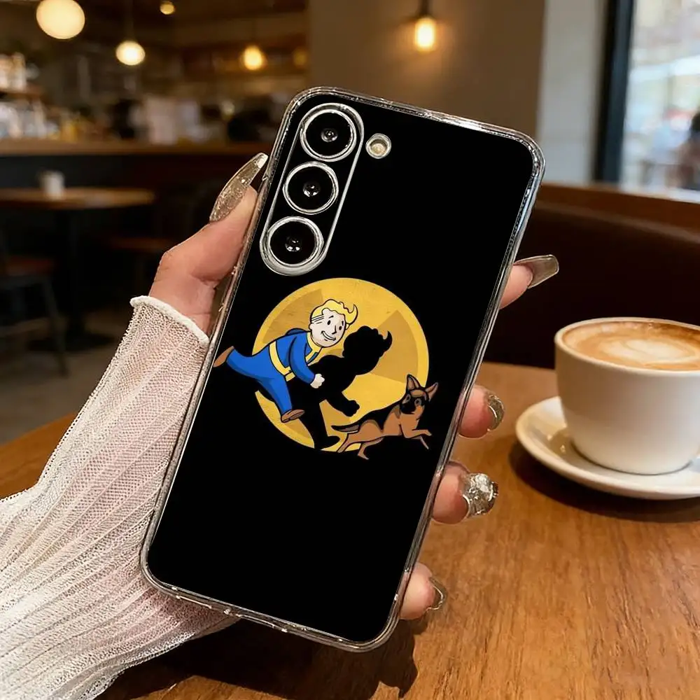 

Epc V-Vault B-Boy F-Fallout Phone Case For Samsung S25,S24,S21,S22,S23,S30,Ultra,S20,Plus,Fe,Lite Transparent Cover